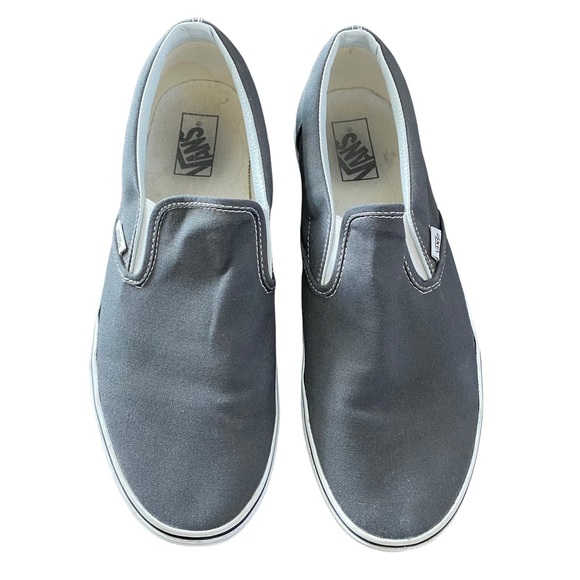 Vans Other - Vans Men’s Classic Slip On Shoes Charcoal Gray Size 12
